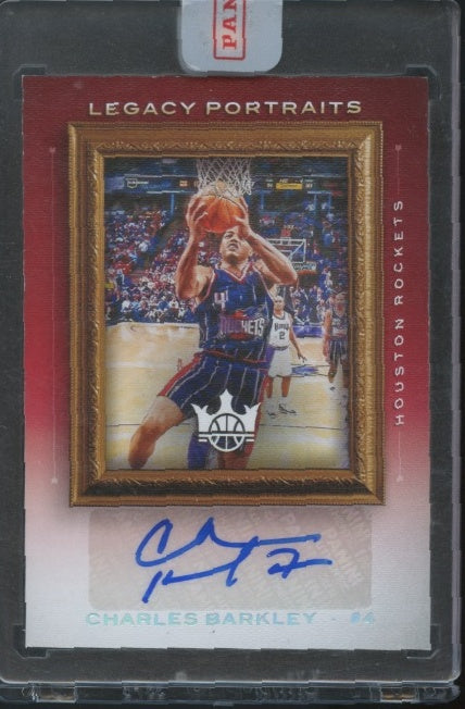 2020-21 Panini Court Kings Charles Barkley Legacy Portrait Sig Masterpiece #/1