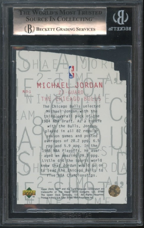 1997-98 Upper Deck UD3 #MJ3-1 Michael Jordan MJ3 BGS 9