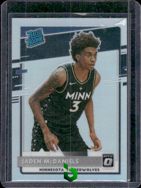 2020-21 Donruss Optic #178 Jaden McDaniels Holo RC