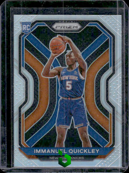 2020-21 Panini Prizm #296 Immanuel Quickley Silver Prizms RC