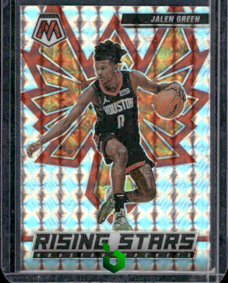 2021-22 Panini Mosaic #4 Jalen Green Rising Stars Mosaic RC