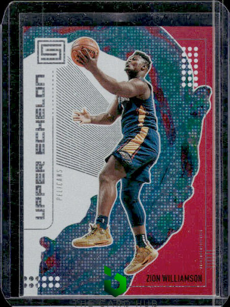 2019-20 Panini Status #3 Zion Williamson Upper Echelon Red RC