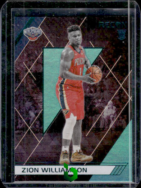 2019-20 Panini Chronicles #292 Zion Williamson Teal RC