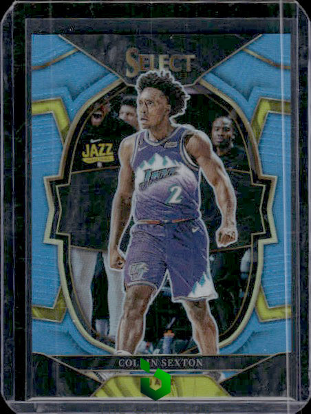 2022-23 Panini Select #23 Collin Sexton Light Blue Prizms #/299