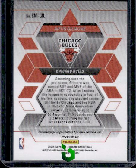 2022-23 Panini Mosaic #CM-GIL Artis Gilmore Collage Autographs Mosaic