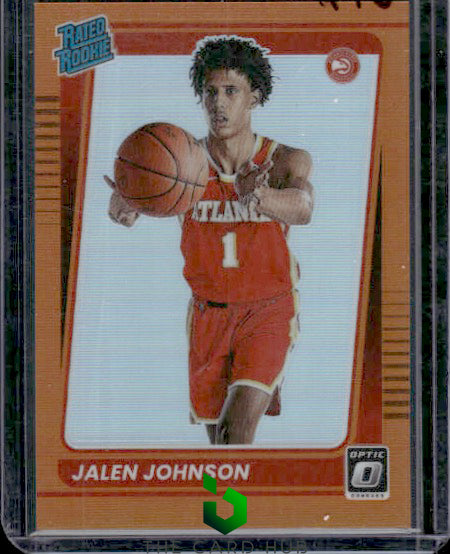 2021-22 Donruss Optic #181 Jalen Johnson Orange #/199 RC