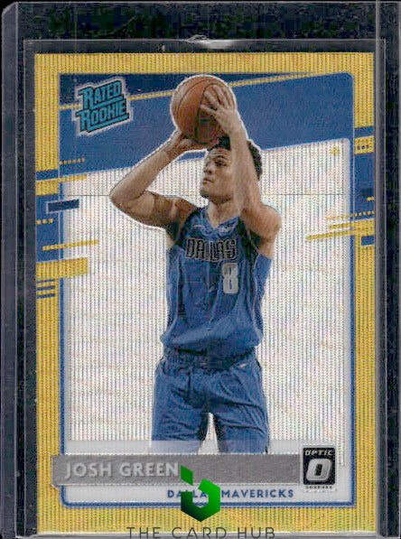 2020-21 Donruss Optic #168 Josh Green Gold Wave RC