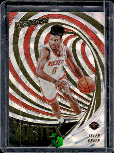 2021-22 Panini Revolution #20 Jalen Green Vortex Fractal RC