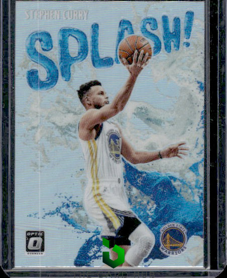 2021-22 Donruss Optic #1 Stephen Curry Splash! Holo