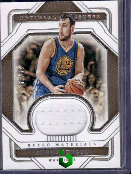 2022-23 Panini National Treasures #RM-ABG Andrew Bogut Retro Materials #/99