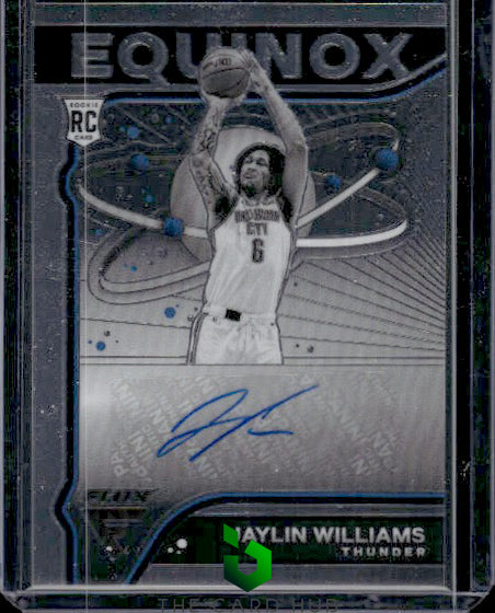 2022-23 Panini Flux #EA-JYW Jaylin Williams Equinox Autographs RC