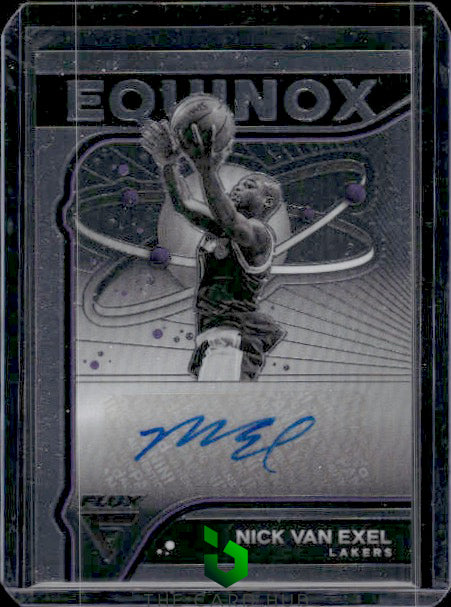 2022-23 Panini Flux #EA-NVE Nick Van Exel Equinox Autographs