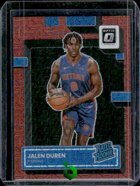 2022-23 Donruss Optic #227 Jalen Duren Choice Red #/88 RC