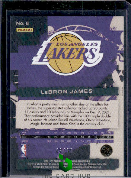 2022-23 Panini Court Kings #35 LeBron James Pink #/99