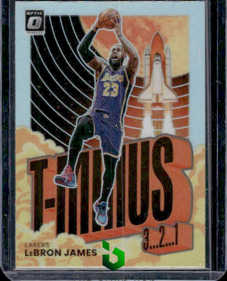 2021-22 Donruss Optic #2 LeBron James T-Minus 3...2...1... Holo