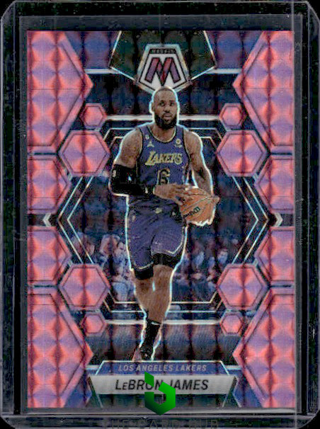 2022-23 Panini Mosaic #98 LeBron James Pink #/149