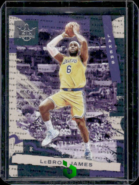 2021-22 Panini Court Kings #6 LeBron James Artist Proof