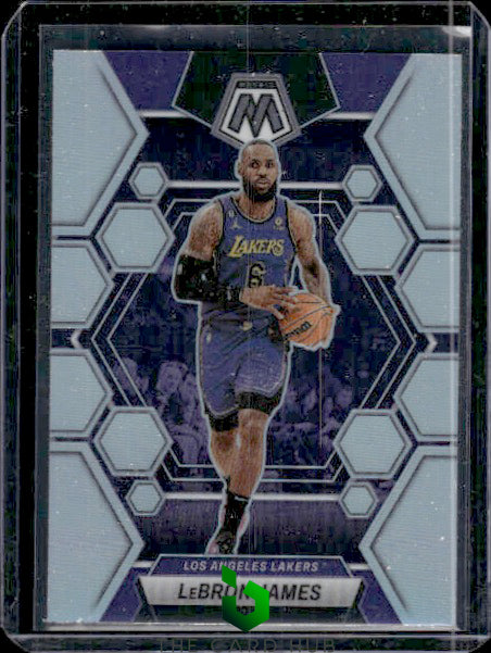 2022-23 Panini Mosaic #98 LeBron James Silver