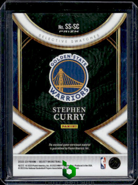 2022-23 Panini Select #SS-SC Stephen Curry Selective Swatches