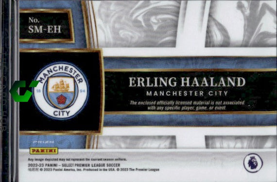 2022-23 Panini Select Premier League #SM-EH Erling Haaland Select Memorabilia