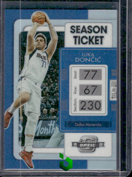 2021-22 Panini Contenders Optic #86 Luka Doncic Silver