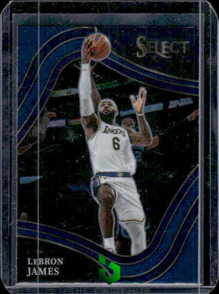 2021-22 Panini Select #219 LeBron James Blue (Retail Base)