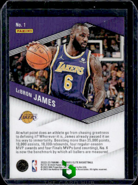 2022-23 Donruss Elite #1 LeBron James Spellbound