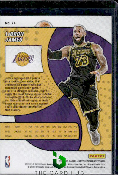 2020-21 Panini Revolution #74 LeBron James