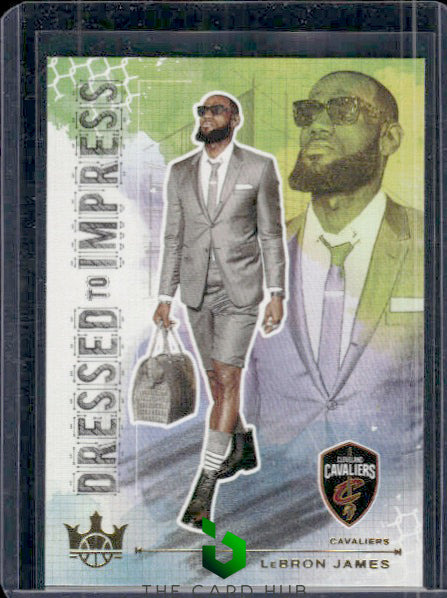 2021-22 Panini Court Kings #4 LeBron James Dressed to Impress