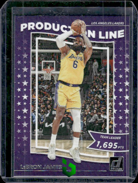 2022-23 Donruss #1 LeBron James Production Line