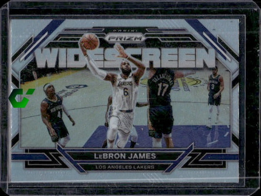 2022-23 Panini Prizm #2 LeBron James Widescreen Prizms Silver