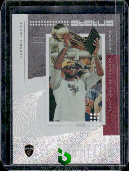 2019-20 Panini Status #5 LeBron James Trophy Club