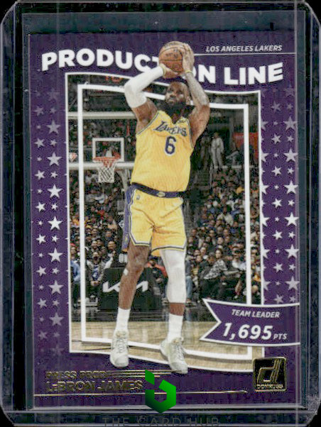 2022-23 Donruss #1 LeBron James Production Line Press Proof