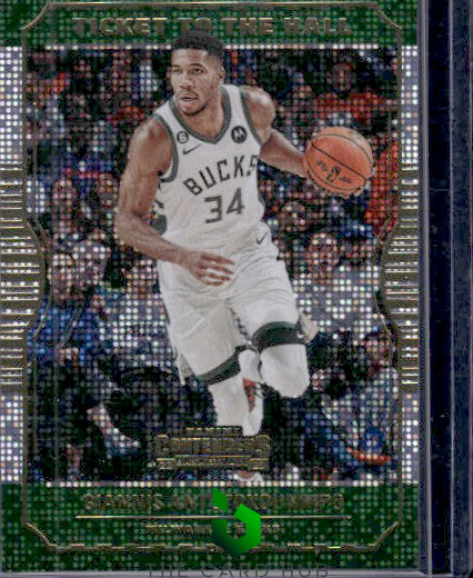 2022-23 Panini Contenders #3 Giannis Antetokounmpo Ticket to the Hall