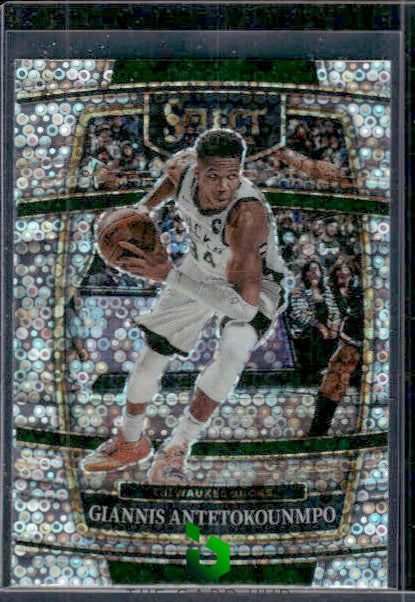 2021-22 Panini Select #35 Giannis Antetokounmpo Disco Prizms