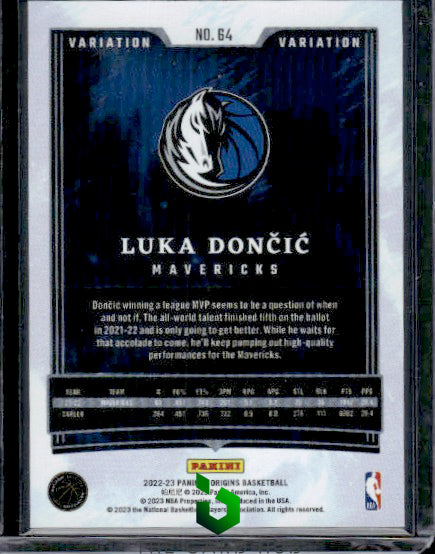 2022-23 Panini Origins #64 Luka Doncic Variation