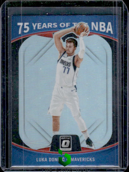 2021-22 Panini Prizm #26 Luka Doncic 75 Years of the NBA (Donruss Optic)