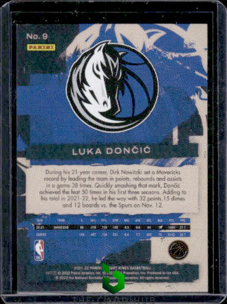 2021-22 Panini Court Kings #9 Luka Doncic Artist Proof