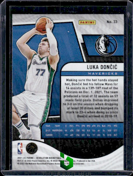 2021-22 Panini Revolution #33 Luka Doncic