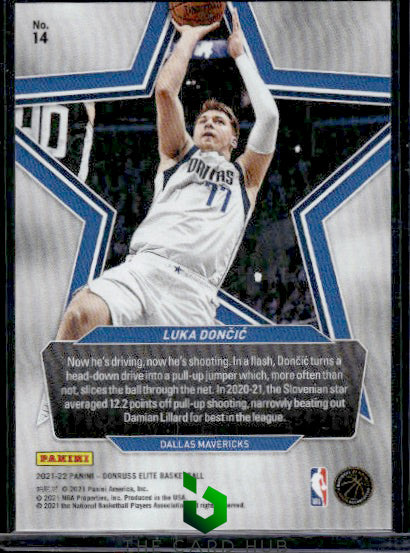 2021-22 Donruss Elite #14 Luka Doncic Star Status