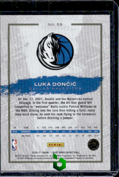 2020-21 Panini Court Kings #59 Luka Doncic