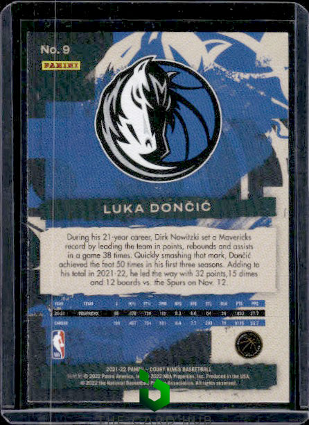 2021-22 Panini Court Kings #9 Luka Doncic