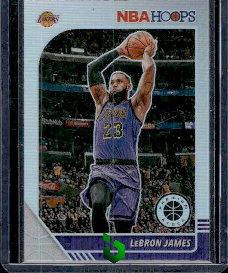 2019-20 Hoops Premium Stock #87 LeBron James Prizms Silver