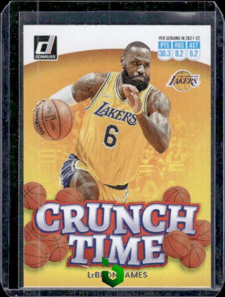 2022-23 Donruss #10 LeBron James Crunch Time