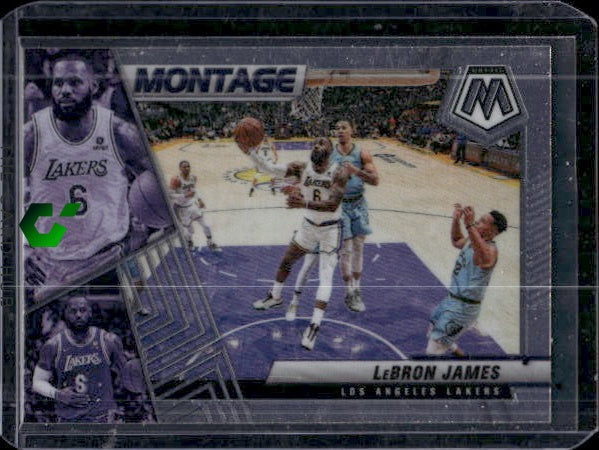 2021-22 Panini Mosaic #23 LeBron James Montage