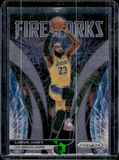 2021-22 Panini Prizm #1 LeBron James Fireworks