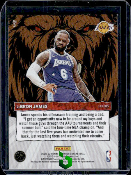 2022-23 Donruss #3 LeBron James Unleashed