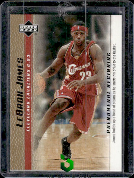 2003-04 Upper Deck LeBron James Phenomenal Beginning #11 LeBron James Gold