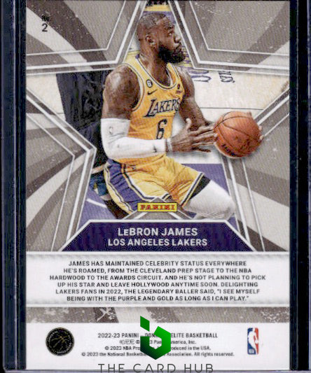 2022-23 Donruss Elite #2 LeBron James Star Status