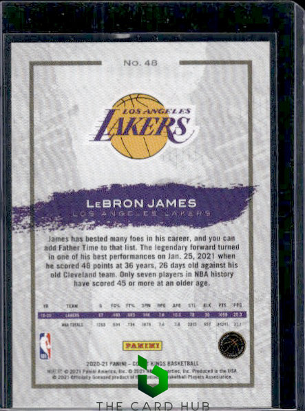 2020-21 Panini Court Kings #48 LeBron James